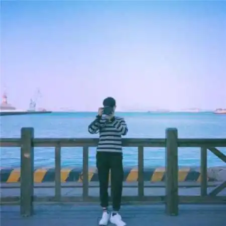  意境的情侣头像一男一女分开的情侣头像真人