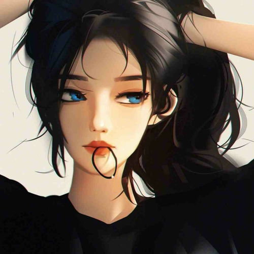  分享一组超好看的女生插画头像