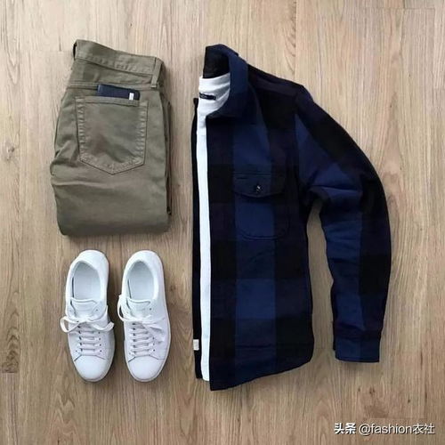  型男的格子衫这样穿,不可能不帅