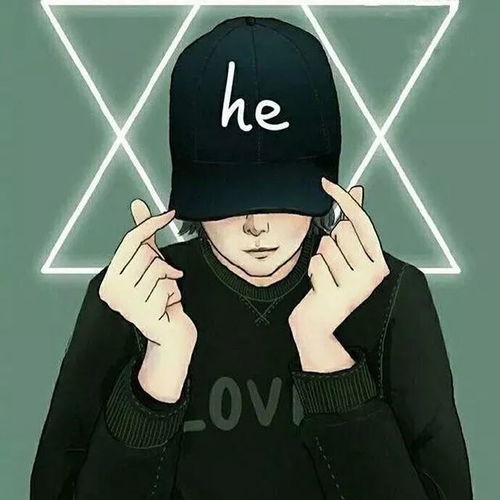 戴帽子女生头像情侣头像