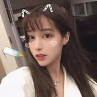  刘海女生头像可爱有刘海的女生头像