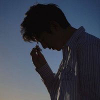  男生背影头像