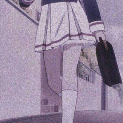  蓝色忧郁动漫头像自己满身灰暗,女生头像我要个性网