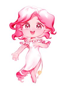  美丽异木棉拟人q版如花的女孩们