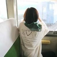  微信头像女生背影短发个性精选一如既往的喜欢你
