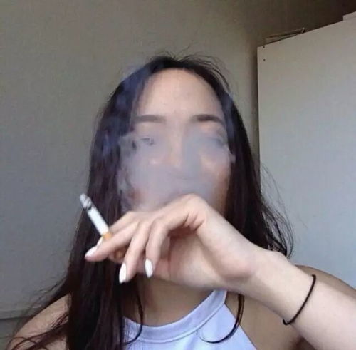 女生qq头像社会抽烟
