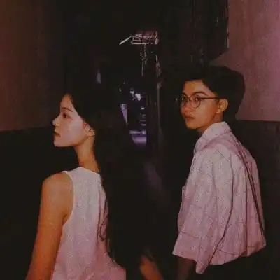 小丑女小丑男情侣头像发