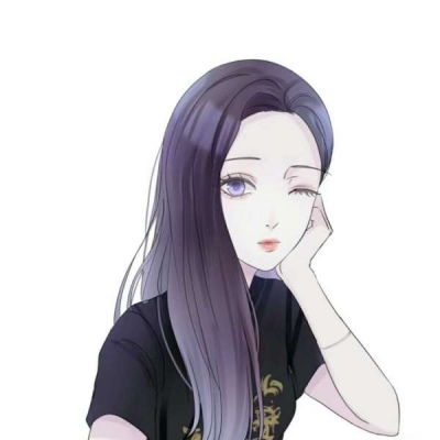 女生头像可爱呆萌,全部是真人手绘系卡通图片