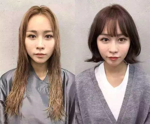  这些女生换发型前后的对比照,选对了发型轻松逆袭成女神