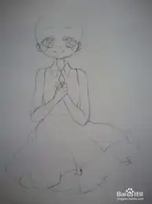  情人节的等待漫画人物线稿手绘教程