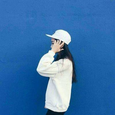  真人qq头像女生小清新蓝色系可爱点