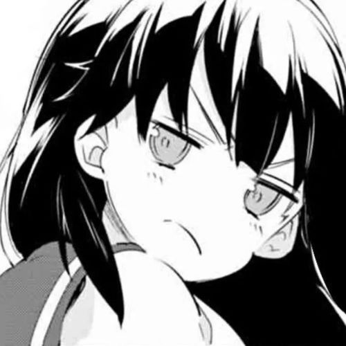  想成为你的例外和最爱动漫黑白漫画女生头像