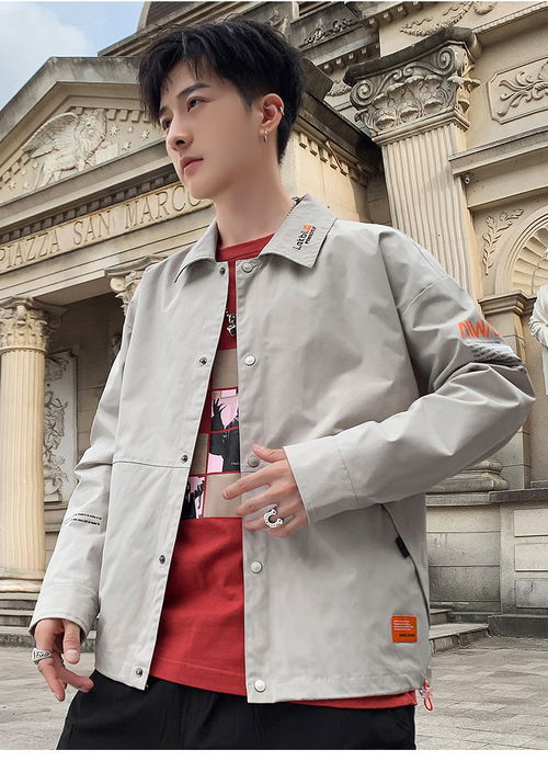  男士工装夹克2019新款秋季韩版潮流棒球服学生百搭休闲宽松上衣服