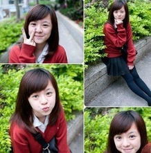  网友晒心中最美校服女生