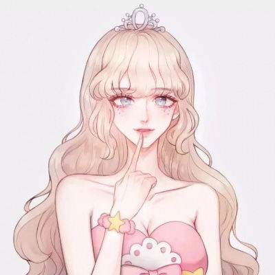  情侣头像动漫一男一女情侣头像二次元呆萌两张配对