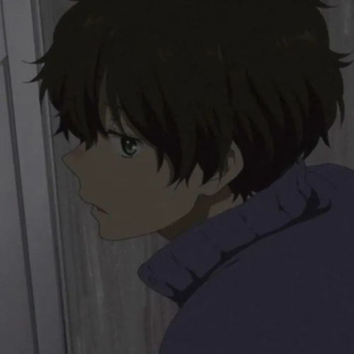  丧系男头暗黑系伤感黑白动漫男生头像