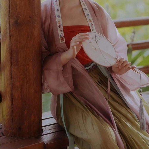  古风汉服部位女生头像