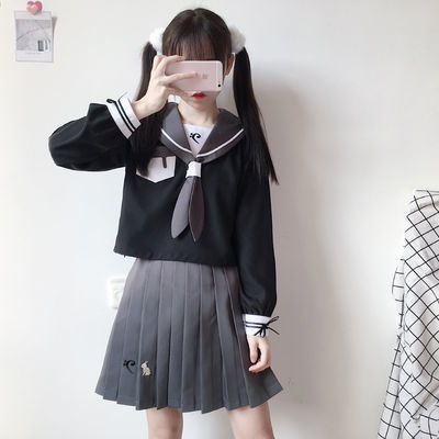  低音兔正统jk制服软妹裙日系水手服中间服学院风校服女长班服套装