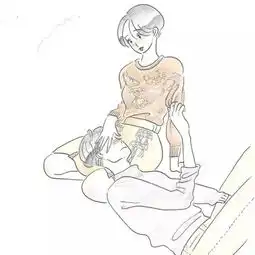  这对情侣的大尺度情趣插画,看过一张脸就红了