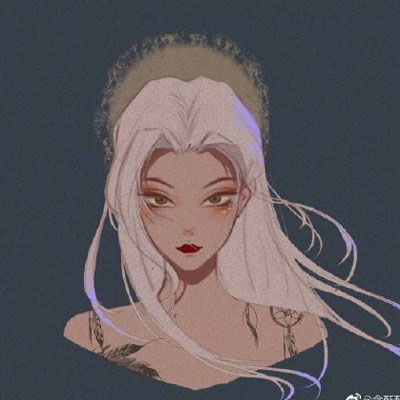  酷酷头像女生卡通社会潮图头像