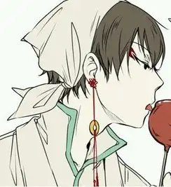  动漫情侣基友百合头像