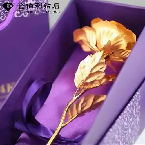  情人节福利丨9.9元抢购24k金箔玫瑰还能抽金伯利钻石2018元现金红包