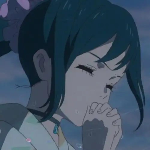 情侣头像蓝色系一对暗部