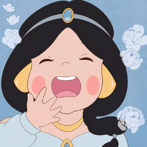  迪士尼公主打哈欠,真的超级好睡,失眠的人要不要进来打个盹