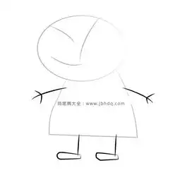  小猪佩奇之小羊苏西简笔画