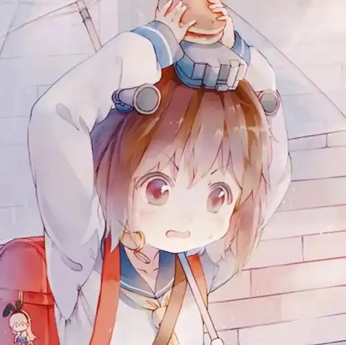 蓝色系情侣头像动漫情侣