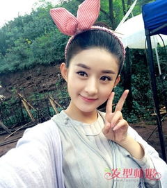  赵丽颖将出演女儿国国王赵丽颖小圆脸丸子头好美
