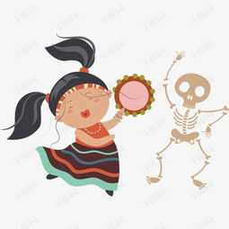 矢量图跳舞的女孩素材图片免费下载高清psd千库网图片编号9729452