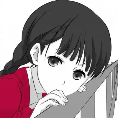  二次元动漫女生头像丧气小萝莉