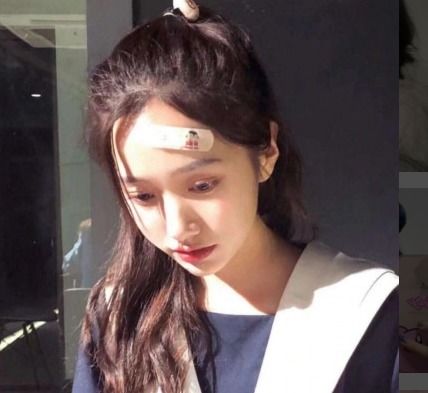 女生头像可爱呆萌李菲儿