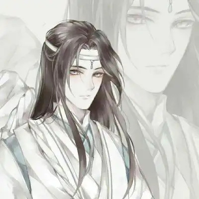  蓝忘机头像帅气高清魔道祖师蓝忘机图片