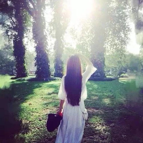 女生头像小清新背影