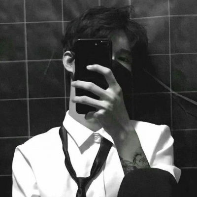 qq头像黑白男生qq情侣头