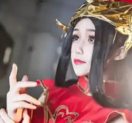  小情侣cos大圣娶亲,当紫霞露出侧脸的那刻,宅男放着我来