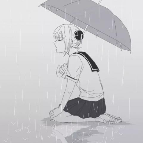 漫画头像女生冷酷霸气黑