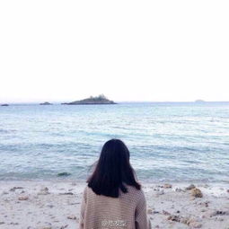  女生头像背影