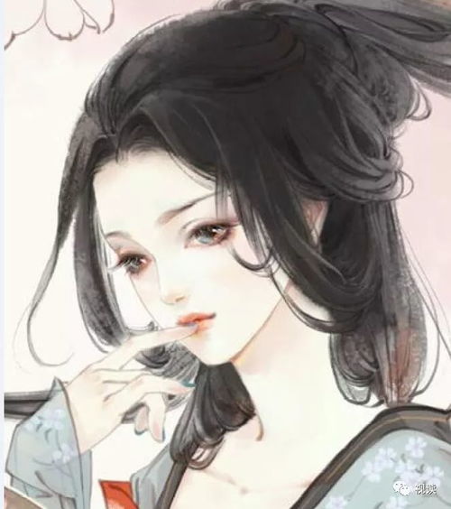 动漫头像女生古风红衣沙