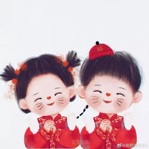  火爆全网的新年头像,红红火火平安喜乐,换上好运一整年