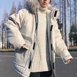  2018棉服男士冬季外套冬装棉衣情侣装网红同款棉袄加厚中长款