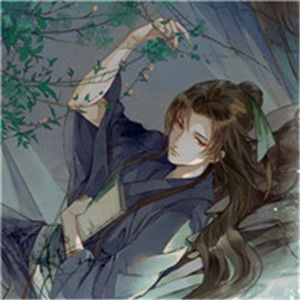  手绘唯美古风淡雅男子头像,美得让人窒息的眼眸
