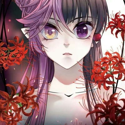  咸蛋女孩古风男女漫画头像
