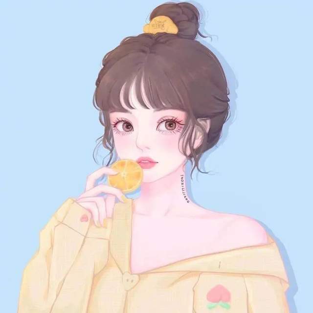 女生头像可爱手绘