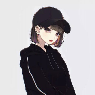 女生手绘头像超拽高冷