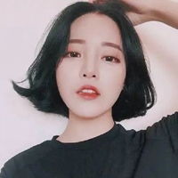  qq头像韩国女生短发韩系短发女生qq头像