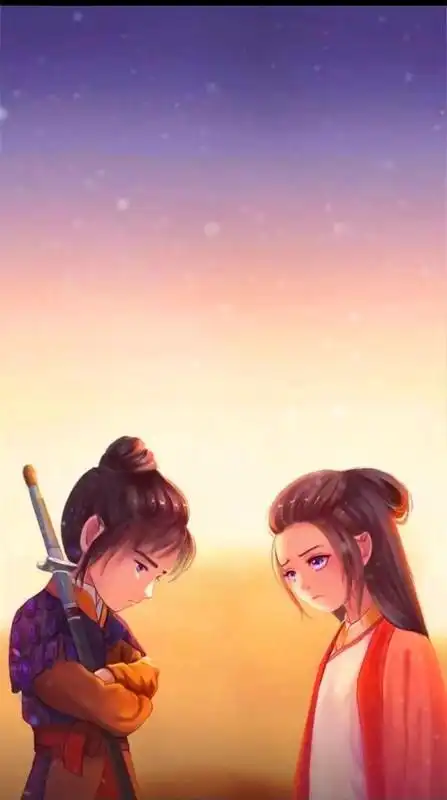  至尊宝紫霞仙子高清图动漫抖音,求这张的高清图
