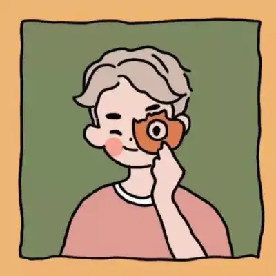手绘情侣头像简单清新qq
